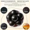 CHADUO Black Sesame Balls Handmade No Additives Sesame Snacks with Black Sesame Seeds Black Beans Black Rice Hair Support & Natural Shine 9.88oz/280g Roasted Sesame & Honey AromaSubtly Sweet, Lightly Cloying view 3