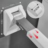 Flip Up Grab Bar Anti Slip Stainless Steel Wall Mounted Safety Bathroom Folding Grab Bar for Home Toilet Sturdy Space Saving Foldable Handrail for Elderly Disabled Adults view 4