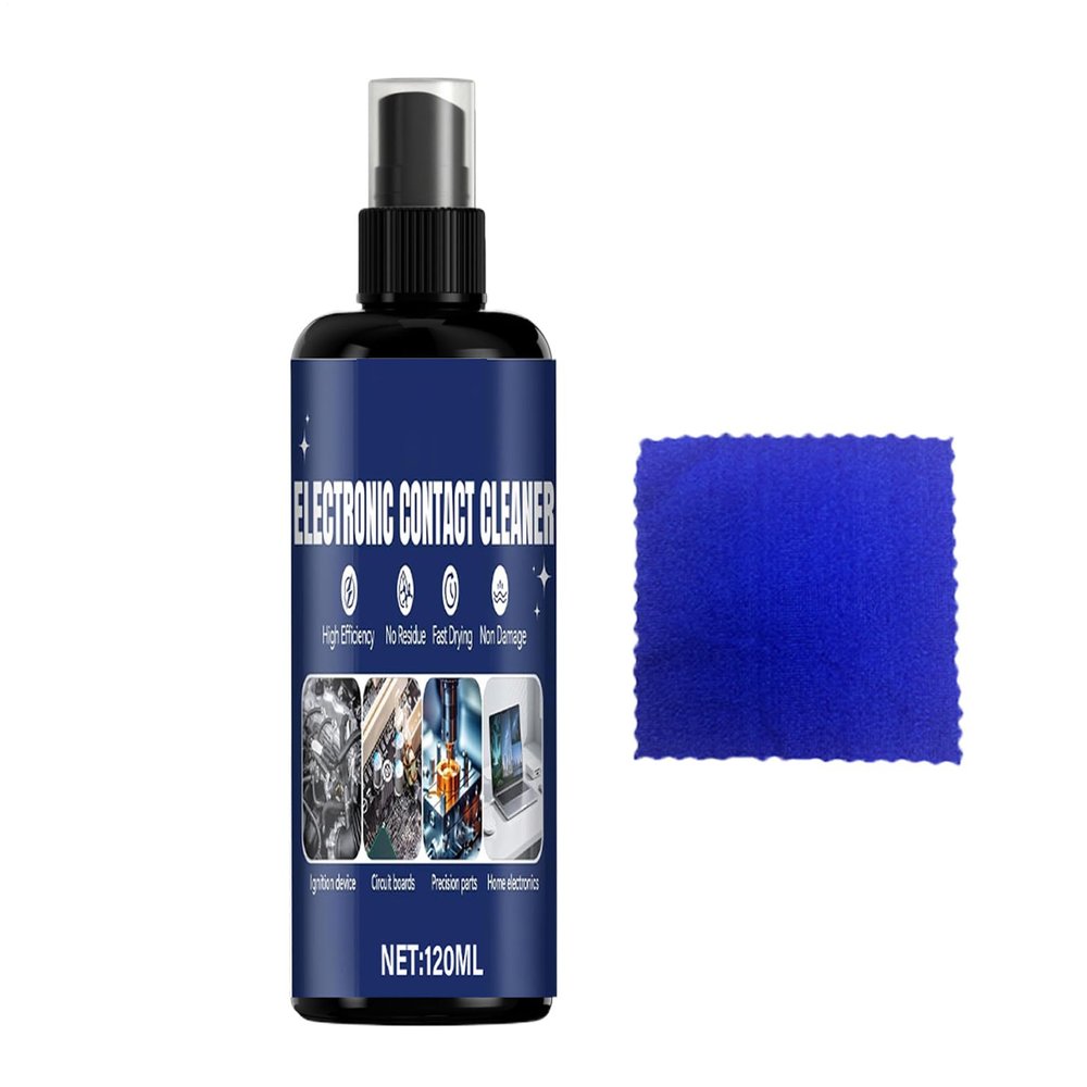 Contact Cleaner Electronics, Safe and Non-Corrosive Formla, 120ml, Precision Circuit Board Cleaner, Dust Removal Agent, Electronics Cleaning, for Computers Laptops Smartphones