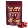 Cayenne Pepper 3000mg, 12-in-1 Herbal Supplement with D3, K2, Turmeric, Ginger, 240 Softgels, Gluten Free, Non-GMO for Digestive & Gut Support, Energy & Bone Health view 1
