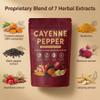 Cayenne Pepper 3000mg, 12-in-1 Herbal Supplement with D3, K2, Turmeric, Ginger, 240 Softgels, Gluten Free, Non-GMO for Digestive & Gut Support, Energy & Bone Health view 4