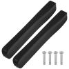 HEANUJJ Wheelchair Replacement Parts 1 Pair Pu Foam Padded Armrest Pads Black Soft Cushioned Armrest with 20/23cm Hole Spacing for Mobility Scooters and Wheelchairs view 1