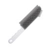 RUNROTOO Multi-Function Window Cleaning Brush with Silicone Bristles, Kitchen and Bathroom Crevice Scrubber, White Household Cleaning Tool for Window and Surface Dust Removal view 1