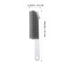 RUNROTOO Multi-Function Window Cleaning Brush with Silicone Bristles, Kitchen and Bathroom Crevice Scrubber, White Household Cleaning Tool for Window and Surface Dust Removal view 2