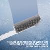 RUNROTOO Multi-Function Window Cleaning Brush with Silicone Bristles, Kitchen and Bathroom Crevice Scrubber, White Household Cleaning Tool for Window and Surface Dust Removal view 4