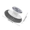 DOITOOL 2pcs Kitchen Dish Scrubber Brush with Handle Stainless Steel Pot and Pan Cleaning Brush for Cast Iron Cookware Scrub Suitable for Dishwashing and Kitchen Cleaning view 2