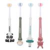 Ciieeo -Sided Toothbrush 4pcs Soft Bristles Tooth Brush for Ages 3+ Oral Care Ergonomic Grip for Gentle Cleaning view 1