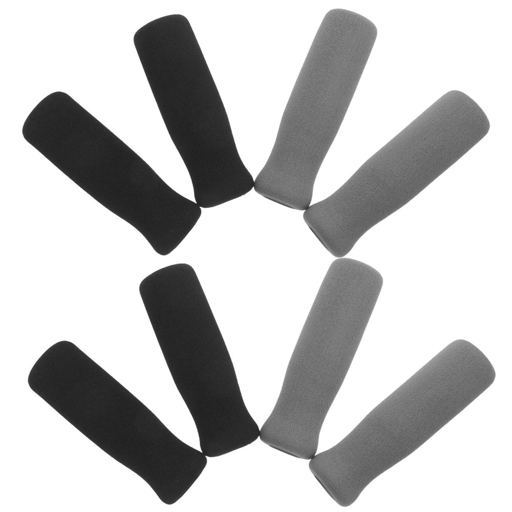 LIFKICH 8pcs Crutch Handle Grip Covers and Walker Hand Grip Sleeves, Soft Foam Cane Handle Pads with Anti-skid Texture, Replacement Cushions for Crutches and Canes, Comfortable Hand