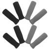 LIFKICH 8pcs Crutch Handle Grip Covers and Walker Hand Grip Sleeves, Soft Foam Cane Handle Pads with Anti-skid Texture, Replacement Cushions for Crutches and Canes, Comfortable Hand view 1