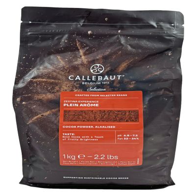 Callebaut Plein Arome Cocoa Powder | 22-24% Fat | Kosher | 2.2 lbs
