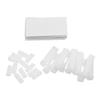 EXAOMBLE Replacement Window Blind Repair Kit with 12 Gears and 12 Stems, Vertical Blind Repair Tabs and Slats for Home Window Treatment, Curtain Fixer Accessories Set for Modern and Classic view 1