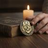 10 Year Skull Sobriety Coin- Sobriety Anniversary- AA Coins and Medallions- Unique Sobriety Gift- AA Milestone Coin- Sobriety Chips and Sobriety Coins view 4