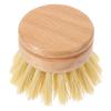 NUOBESTY Wood Handle Dish Washing Brush with Tampico Bristles, Rubber Wood Kitchen Scrub Brush for Pots and Pans, Oil-Resistant Sink Cleaner for Household Use view 1