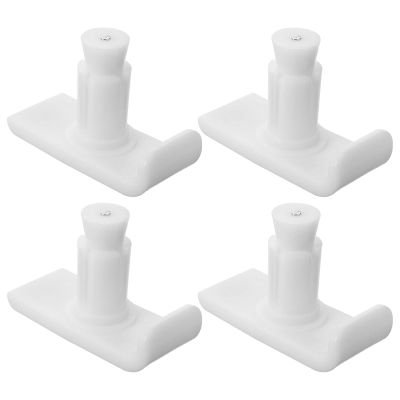 Ciieeo 4pcs Walker Glides and Small Walker Sliders Universal Anti-Skid Ski Feet Protectors White for Mobility Aids Compatible Rollators and Indoor Outdoor Use