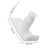 Ciieeo 4pcs Walker Glides and Small Walker Sliders Universal Anti-Skid Ski Feet Protectors White for Mobility Aids Compatible Rollators and Indoor Outdoor Use view 2