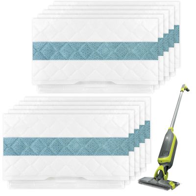 10 Pack- Disposable Mop Pad Refills for Shark VACMOP Pro, Compatible with VM252, VM200, VM190, VM250, VM251, VM200C, VM252C, QM250, VC205 Models, Hard Floor Vacuum Cleaner Replacement Pads