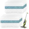 10 Pack- Disposable Mop Pad Refills for Shark VACMOP Pro, Compatible with VM252, VM200, VM190, VM250, VM251, VM200C, VM252C, QM250, VC205 Models, Hard Floor Vacuum Cleaner Replacement Pads view 1