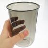 Tofficu 50pcs 500ml Black Pet Bubble Tea Cups with Flat Lids Disposable Cold Beverage Fruit Juice Cups for Party and Coffee Serving view 4
