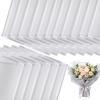 Ctosree 240 Sheets Flower Wrapping Paper, 22.8 x 22.8 Waterproof Wrapping Paper Bouquet Mother's Day Korean Floral Wraps for DIY Wedding Bridal Shower Birthday Gift Packaging(Silver) view 1
