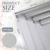 Ctosree 240 Sheets Flower Wrapping Paper, 22.8 x 22.8 Waterproof Wrapping Paper Bouquet Mother's Day Korean Floral Wraps for DIY Wedding Bridal Shower Birthday Gift Packaging(Silver) view 2