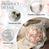 Ctosree 240 Sheets Flower Wrapping Paper, 22.8 x 22.8 Waterproof Wrapping Paper Bouquet Mother's Day Korean Floral Wraps for DIY Wedding Bridal Shower Birthday Gift Packaging(Silver) view 3