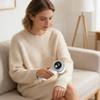 2026 Fabric Shaver, Rechargeable Lint Shaver for Clothing, 2 in 1 Suction and Shave Technology Clothes Shaver with Smart LED Display, Lint Shavers with 3 Speeds for Clothes, Couch (White2) view 3