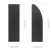 Ciieeo Rubber Threshold Ramp for Doorway Entry Indoor Slope Ramp Mat for Robot Vacuum Cleaner and Wheelchair Access for Home Thresholds and Low Steps view 2