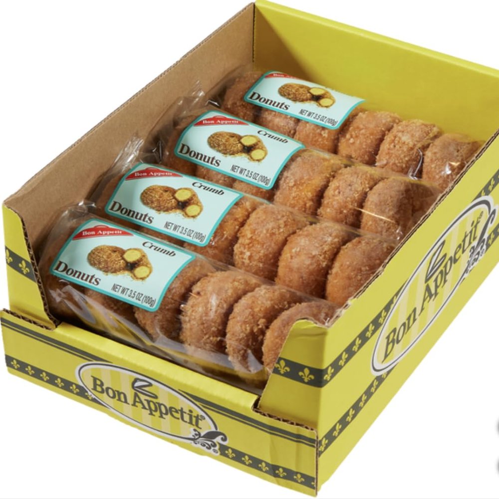 Bon Appetitt Mini Crumb Donuts, 6-pack, 8 ct