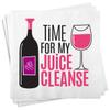 Chris's Stuff Cocktail Beverage Paper Napkins, Set of 25, Juice Cleanse Wine view 1