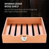 25L Electric Humidor Small Built-in Wine Storage Cabinet Touch Control Led Lighting 11-18 Can Accommodate 150 Cigars Gift Accessories for Men(A) view 2