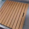 Water Proof Wooden Bathroom Mat, Slatted Solid Wood Bath Pad for Shower/Home/Spa, Wood Batheroom Accessories Mat Indoor & Outdoor Use, Natural Material(L x W 28 x 16in) view 1