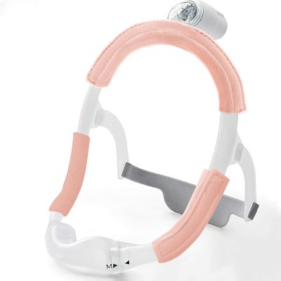 3 Pcs CPAP Strap Covers, Mask Frame Covers Pads Compatible with DreamWear or AirFit N30i/P30i Headgear Cover Set Hair Protector for Women Face Cushion for Reduce Red Marks (Pink)
