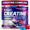 Bageto Creatine Gummies, 8000 MG Complex | 1g Taurine + Electrolytes + 5g Creatine Monohydrate, Creatine Monohydrate Gummies for Women & Men, for Muscles, Energy & Recovery, 0 Sugar 120 Ct view 1