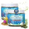 2 Pack Sea Moss Glow Gummies Hair Loss Skin & Nails with Irish Seamoss Pearl Powder Vitamin C E Milk Thistle Taurine Aloe Vera FOS Superfood for Immune Intestinal Thyroid Detox Adults& Kids 160 Count view 1