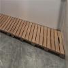 Non-Slip Wooden Bath Mat, Bathroom Wood Floor Pad for Shower/batheroom Floor/Home/Spa, Indoor Outdoor Wooden Shower Mat, 12 16 20 24 28 32 36 in Width(L x W 44 x 20in) view 1