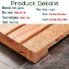 Non-Slip Wooden Bath Mat, Bathroom Wood Floor Pad for Shower/batheroom Floor/Home/Spa, Indoor Outdoor Wooden Shower Mat, 12 16 20 24 28 32 36 in Width(L x W 44 x 20in) view 2