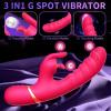 2026 New Enhanced Travel Pocket Bullet Tool Powerful Quiet 20 Modes Mini Stick,Handheld Personal Bullet Massage Rod for Women Portable Silicone Massage for Body Relax Y7985T (Pink) view 3