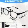 Glasses for Dry Eyes Kit, Safety Goggles for Women for UV Blue Light Blocking, Anti-fog, Aviod Allergens, Dry Eyes, Eye Moisture Goggles, Moisture Chamber Glasses for Dry Eyes, Safety Glasses(Black) view 2