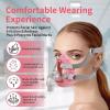 4Pcs CPAP Mask Liners Lightweight - Soft Cushion Cover Compatible with F20 & F10 Full Face Masks - Washable, Reusable, Breathable Fabric for Sleeping (Pink) view 3