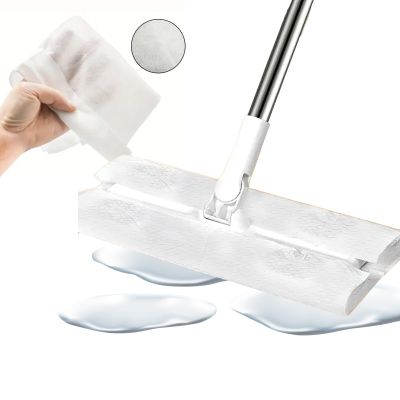 100 Pieces Microfiber Dry Sweeping Pads, Dry Sweeping Cloths, Bathroom Dust Mop Cloths, for Hardwood Carpet Tile