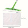 100 Pieces Microfiber Dry Sweeping Pads, Dry Sweeping Cloths, Bathroom Dust Mop Cloths, for Hardwood Carpet Tile view 3