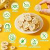 2 Pack Banana Chips Crispy & Sweet Dried Banana Slices, No Sugar Added,Dried Banana Chips Healthy Snack for Adults & Kids, Perfect for Trail Mix, Yogurt & Lunch Boxes (2) view 4