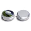 Golf Ball Pill Case Metal Round Portable Pill Box,Waterproof Travel Pills Organizer Vitamins Medicine Storage Box for Travel Or Daily view 3