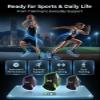 2-Pack Ankle Braces for Men Women Adjustable Sprained Ankle Stabilizer Support Brace Foot Drop Achilles Tendonitis Basketball Copper Compression Breathable Protection Plantar(4PACK Green) view 2
