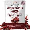 coycozy Astaxanthin 12mg Natural 120 Softgels Astaxanthin Supplement Antioxidant Support Eye Skin Health | Internal Circulation,4 Month Supply| Non-GMO,Gluten-Free,No Soy (120 Count (Pack of 1)) view 1
