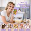 ANZNKU 100 Pcs Lavender Mylar Bags, Resealable Smell Proof Bag Foil Pouch view 3