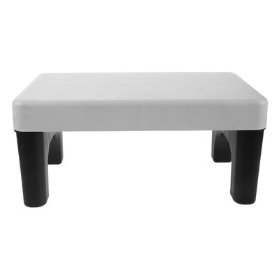 CORHAD Toilet Step Stool for Bathroom with Non-Slip Thickened Footrest, Rectangular Potty Step Stool and Adults, Gray Surface with Black Legs, 1pcs Squatting Aid for Improved Comfort