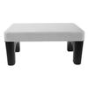 CORHAD Toilet Step Stool for Bathroom with Non-Slip Thickened Footrest, Rectangular Potty Step Stool and Adults, Gray Surface with Black Legs, 1pcs Squatting Aid for Improved Comfort view 1