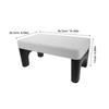 CORHAD Toilet Step Stool for Bathroom with Non-Slip Thickened Footrest, Rectangular Potty Step Stool and Adults, Gray Surface with Black Legs, 1pcs Squatting Aid for Improved Comfort view 2