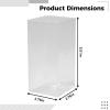 Vestamore 25 Pcs Clear Plastic Boxes, 2.8X2.8X5.5 In, & Lock Design, Display Packaging For Gift Favors, Retail Use view 3